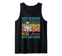 Best Bearded Beer Loving Dog Dad Ever Dachshund Dog Lover Canotta