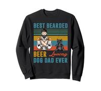 Best Bearded Beer Loving Dog Dad Ever Scottish Terrier Puppy Felpa