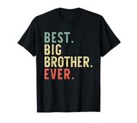 Best Big Brother Ever Funny Vintage Retro Maglietta