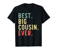 Best Big Cousin Ever Funny Vintage Retro Maglietta