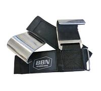 Best Body Nutrition - Ganci in Acciaio per trazioni, Confezione da 2