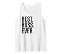 Best Boss Ever Shirt That Says Boss Funny World's Best Boss Canotta