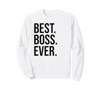 Best Boss Ever Shirt That Says Boss Funny World's Best Boss Felpa