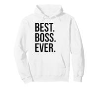 Best Boss Ever Shirt That Says Boss Funny World's Best Boss Felpa con Cappuccio