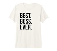 Best Boss Ever Shirt That Says Boss Funny World's Best Boss Maglietta Premium