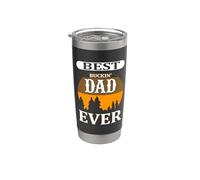 Best Buckin Dad Ever Hunting Hunter Life Adventure Nature Bicchiere termico in acciaio inox doppia parete