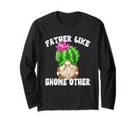 Best Cactus Dad Saying for Fathers Day Funny Grandpa GNOME Maglia a Manica