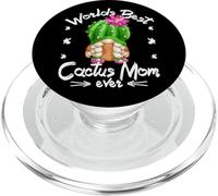 Best Cactus Mom Gnomie For Cactus Lover Cute Succulent Gnome PopSockets PopGrip per MagSafe