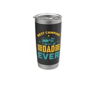Best Camping Dad Ever RV Hiking Camper Adventure Nature Bicchiere termico in acciaio inox doppia parete