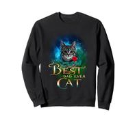 Best Cat Dad Ever Funny Kitten Tabby Cat for Fathers Day Felpa
