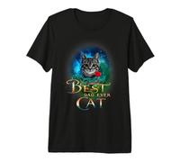 Best Cat Dad Ever Funny Kitten Tabby Cat for Fathers Day Maglietta Premium
