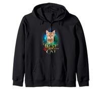 Best Cat Mom Ever Funny Kitten Tabby Cats Lover Mothers Day Felpa con Cappuccio