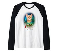 Best Cat Mom Ever Funny Kitten Tabby Cats Lover Mothers Day Maglia con Maniche Raglan