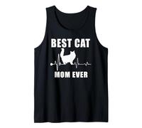 Best Cat Mom Ever Persian Cat Heartbeat Kitten Lovers Canotta