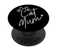 Best Cat Mum In The World Ever Feline Cute Orecchie & Baffi PopSockets PopGrip Adesivo