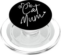 Best Cat Mum In The World Ever Feline Cute Orecchie & Baffi PopSockets PopGrip per MagSafe