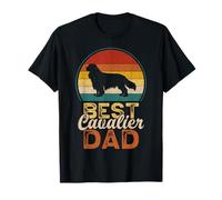 Best Cavalier Dad, Father's Day, King Charles Spaniel Daddy Maglietta