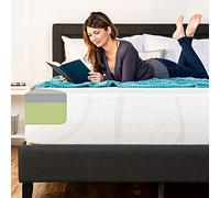 Best Choice Products Materasso matrimoniale a 2 strati medio-rigido da 30,5 cm, con gel di carbone di bambù che riduce gli odori e memory foam infuso di tè verde, certificato CertiPUR-US