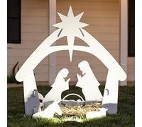 Best Choice Products - Presepe di Natale con presepe in PVC Resistente all'Acqua, 1,2 m