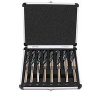 Best Choice - Set 1/5,1 cm Shank Silver and Deming drill bit set in valigetta di alluminio, acciaio ad alta velocità (HSS) | SAE taglia 9/40,6 cm - 2,5 cm da 1/° Increment
