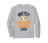 Best Cockatoo Nonna Ever Carino Pet Bird Maglia a Manica