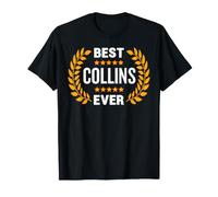 Best Collins Ever with Five Stars Name Collins Maglietta