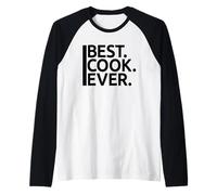 Best Cook Ever, Uomini e Donne, Divertente, Chef, Culinario, Cucina Maglia con Maniche Raglan