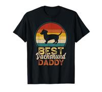 Best Dachshund Daddy, Father's Day, Wiener Dog Dad Maglietta