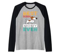 Best Dachshund Dog Mommy Ever For Mom Funny Dogs Lover Maglia con Maniche Raglan