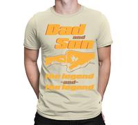 Best Dad And Son Father Day T-Shirt Caring Dad Daddy Amazing Men T-Shirt #FD