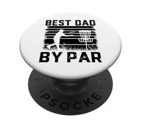 Best Dad By Bar For Disc Golf Lovers - Funny Father's Day PopSockets PopGrip Adesivo