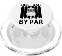 Best Dad By Bar For Disc Golf Lovers - Funny Father's Day PopSockets PopGrip per MagSafe