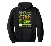 Best Dad By Par Disc Golf Dad for Men Father's Day Golf Felpa con Cappuccio