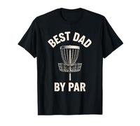 Best Dad By Par Disc Golf per la Festa del papà Funny Disk Golf Maglietta