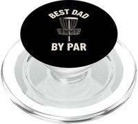 Best Dad By Par Disc Golf per la festa del papà Funny Disk Golf PopSockets PopGrip per MagSafe