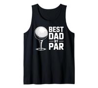 Best Dad By Par Divertente Sarcastico Golf Daddy Canotta