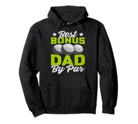Best Dad By Par Golf Balls Dad for Men Father's Day Golf Felpa con Cappuccio