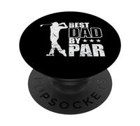 Best Dad by Par Golf Trendsport - Palla da golf PopSockets PopGrip Adesivo