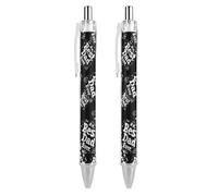 Best Dad Ever - Penna a sfera retrattile da 0,5 mm, con inchiostro gel per scrittura scorrevole, per ufficio, 2 pezzi, come da foto 3