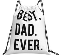 Best Dad Ever Zaino nero Borsa da campeggio Borsa da viaggio Sport Training Beach Gym Pack Bag per ragazze ragazzi adolescenti