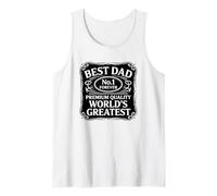 Best Dad Forever World's Greatest Father DADD Festa del papà Canotta