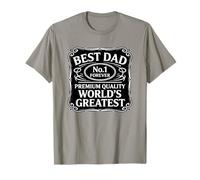 Best Dad Forever World's Greatest Father DADD Festa del papà Maglietta