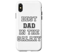 Best Dad in the Galaxy Festa del Papà Regalo Kid Papa Tee Family Custodia per iPhone X/XS