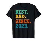 Best Dad Since 2023 Design vintage per padri retrò Maglietta