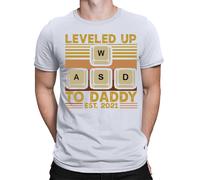 Best Daddy Level Up Father Day T-Shirt Caring Dad Papa Amazing Men T-Shirt #FD
