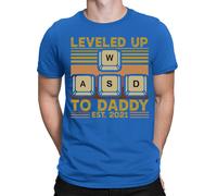 Best Daddy Level Up Father Day T-Shirt Caring Dad Papa Amazing Men T-Shirt #FD