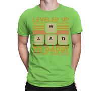 Best Daddy Level Up Father Day T-Shirt Caring Dad Papa Amazing Men T-Shirt #FD