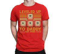 Best Daddy Level Up Father Day T-Shirt Caring Dad Papa Amazing Men T-Shirt #FD