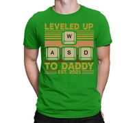 Best Daddy Level Up Father Day T-Shirt Caring Dad Papa Amazing Men T-Shirt #FD