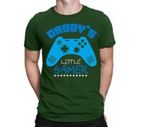Best Daddy Little Gamer Father Day T-Shirt Caring Dad Daddy Maglietta da...